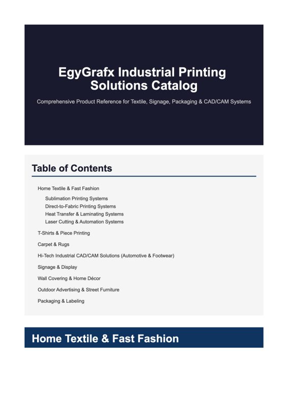 Industrial Printing Solutions Catalogue