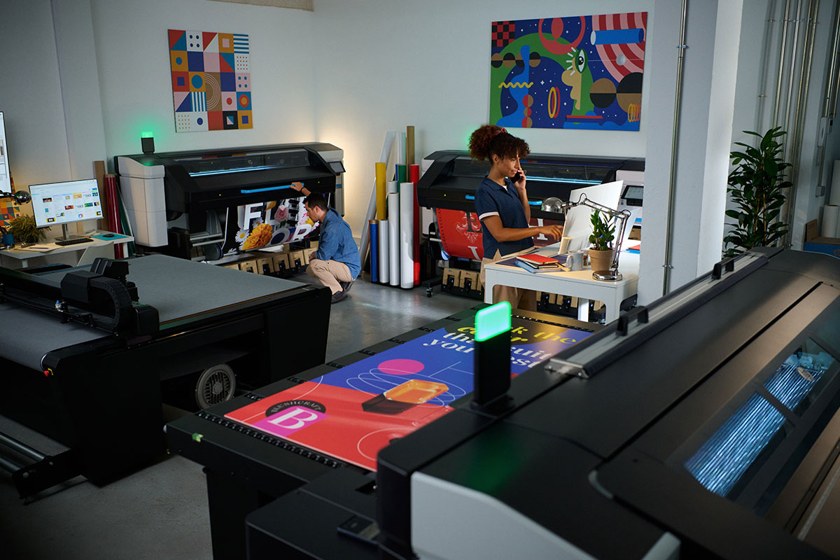 HP Latex large-format printer range