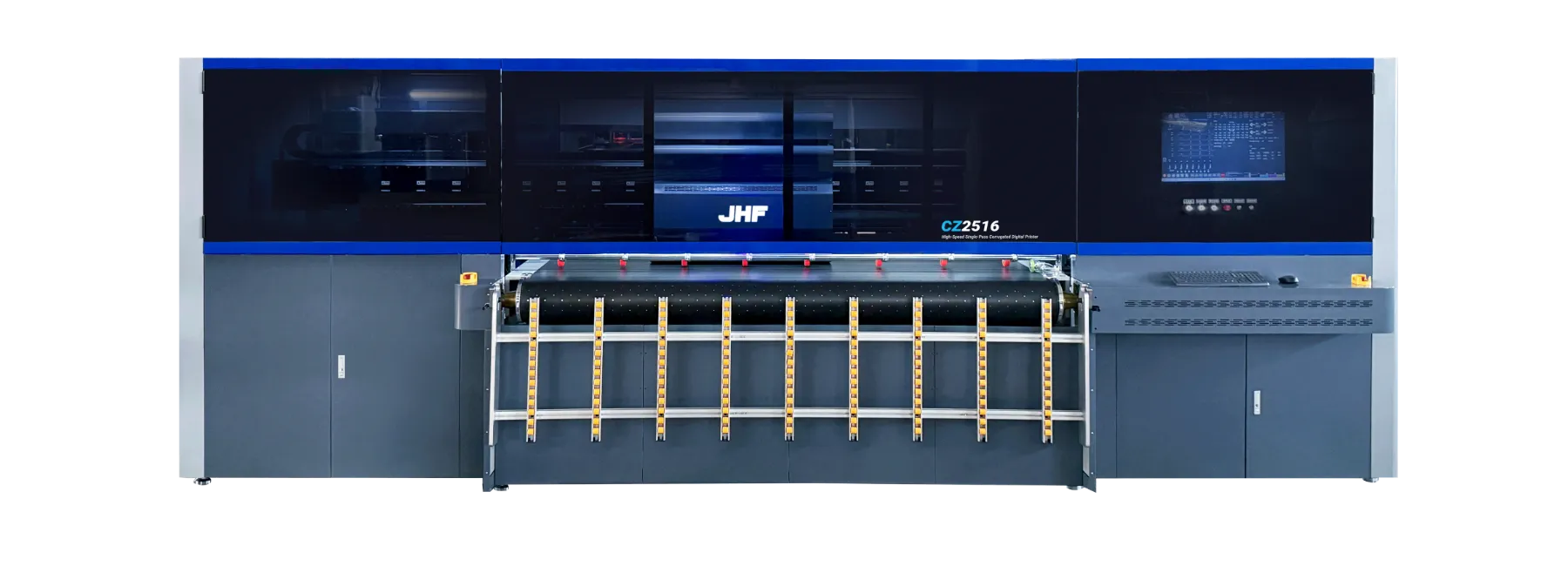 JHF CZ2516 high-speed single-pass corrugated digital printer