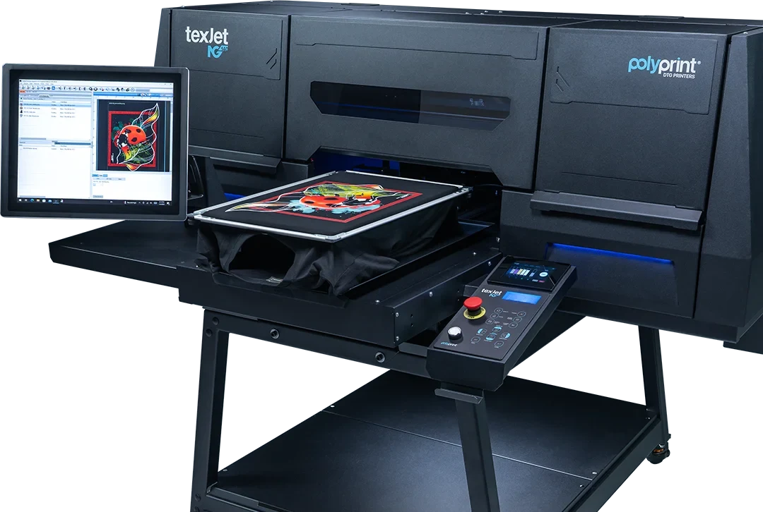 PolyPrint TexJet NG direct-to-garment printer